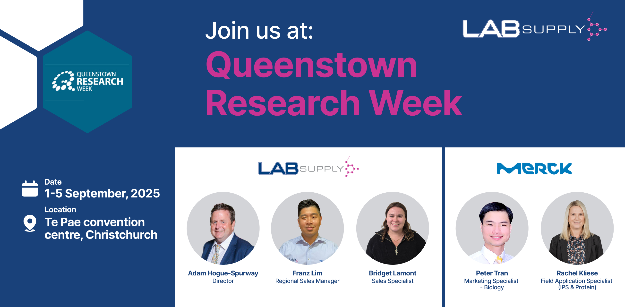 Lab Supply Returns as Gold Sponsor of Queenstown Research Week 2025